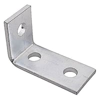 Superstrut® AB203 200 90 deg Angle Fitting, 3 Holes, 1-5/8 in L x 1-5/8 in W x 1/4 in THK, Steel