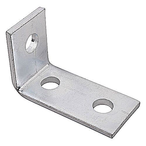 Superstrut® AB203 200 90 deg Angle Fitting, 3 Holes, 1-5/8 in L x 1-5/8 in W x 1/4 in THK, Steel