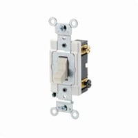 CSB4-20TLeviton® CSB4-15T 4-Way Grounding AC Quiet Toggle Switch, 120/277 VAC, 15 A, 1/2, 2 hp Power Rating