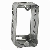 59361-3/4Steel City® 59361-3/4 Drawn Style Utility Box Extension Ring, 1 Gangs, 4 in L x 2-1/8 in W x 1-7/8 in D, Steel