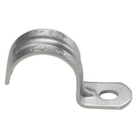 Crouse-Hinds 412 1-Hole Heavy Gauge Conduit Clamp, 1 in Conduit, Steel