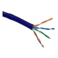 GEN5088-11-06GENESIS, Communication Cable, 24 AWG, Solid, Cat5e, Copper, 4-Pairs, Blue, PVC, Plenum
