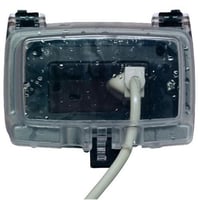 Intermatic® WP1000HC Heavy Duty Non-Metallic Weatherproof While-In-Use Cover, 4-1/4 in L x 5 in W x 2-1/4 in D, Receptacle Cover, Polycarbonate