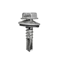 Stewart Fastener & Tool, Sheet Metal Screw, #8, 1-1/4 Inch, Hex Washer, Hex, HWH8X114