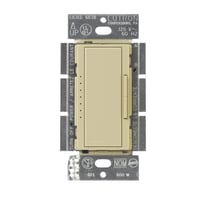 Maestro® MA-600-IV Multi-Location Digital Fade Dimmer Switch, 120 VAC, 1 Poles, On/Off Operation, Ivory