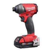 2753-22CTMilwaukee® M18 FUEL™ 2753-22CT Compact Cordless Impact Driver Kit, 1/4 in Hex Drive, 0 to 3700 bpm, 1800 in-lb Torque, 18 VAC, 5-1/4 in OAL