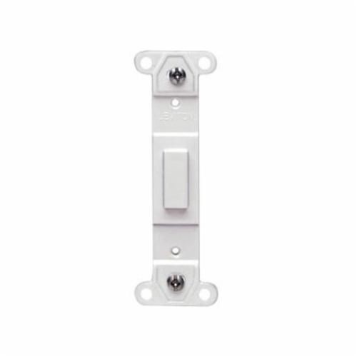 80700-GYLeviton® 80700-GY Combination Wallplate Adapter, For Use With Toggle Switch, Blank Toggle/No Hole Plate, Surface/Wall Plate Mount, Plastic, Gray