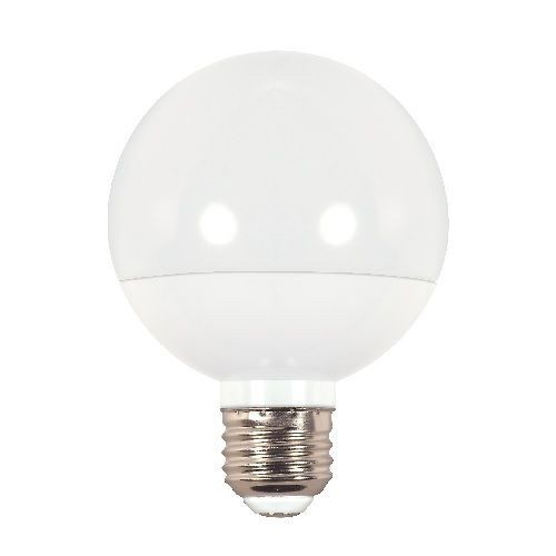 SATCO® S9202 Dimmable LED Lamp, 6 W, 40 W Incandescent Equivalent, E26 Medium LED Lamp, G25 Globe Shape, 450 Lumens