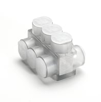 Data-Spec SheetBURNDY® UNITAP™ BIBD3504 2-Sided Entry Multi-Tap Connector, 10 AWG to 350 kcmil Conductor, Copper/Stranded Aluminum Conductor, Aluminum