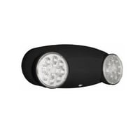 Lithonia Lighting® Quantum® ELM2 LED B M12 Self-Contained Emergency Lighting Unit, 1.5 W LED Lamp, 120 to 277 VAC, 2 Heads, Thermoplastic