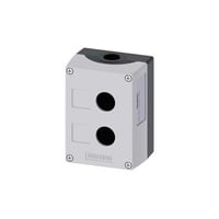 3SU18520AA000AB1Siemens SIRIUS 3SU18520AA000AB1 2-Hole Pushbutton Enclosure With 2 Control Point, 85 mm W x 64 mm D, NEMA 1/2/3/3R/4/4X/12/13 NEMA Rating, Metal