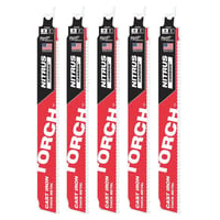 48-00-5562Milwaukee® SAWZALL® TORCH™ 48-00-5562 Saw Blade, 9 in L x 1 in W, 7 TPI, Cast Iron Body, Universal Tang