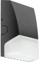BRISKS11LRAB BRISKS11L BRISK™ Economical Outdoor Wallpack, LED Lamp, 9.4 W Fixture, 120/208/240/277 VAC, Bronze/Polyester Powder Coated Housing