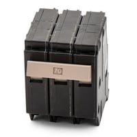 CH370Cutler-Hammer CH370 Type CH Standard Molded Case Circuit Breaker, 240 VAC, 70 A, 10 kA, 3 Poles, Long Time/Instantaneous Trip