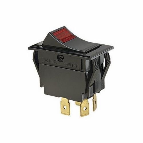 IDEAL® 774056 Full-Size Rocker Switch, 15 A at 125 VAC, 10 A at 227 VAC, 3/4 A at 110 to 250 VAC, DPST Contact, 2 Poles