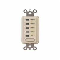 EI210Intermatic® EI210 EI200 Auto Shut-Off In-Wall Electronic Countdown Timer, 10/20/30/60 min Setting, 120 VAC, 1/2 hp, 1NO/SPST Contact, 1 Poles