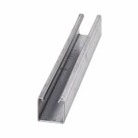 EATON B-Line B22-120HDG Single Metal Framing Channel, 12 ga THK, 10 ft L