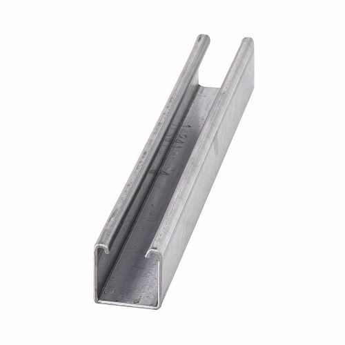 EATON B-Line B22-120HDG Single Metal Framing Channel, 12 ga THK, 10 ft L