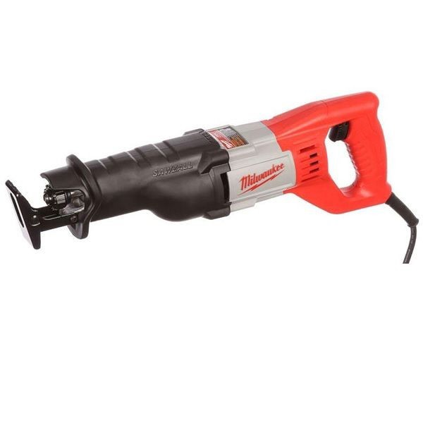 Milwaukee® 6519-31 Corded Reciprocating Saw Kit, 1-1/8 in L, 0 to 3000 spm, 17-3/4 in OAL