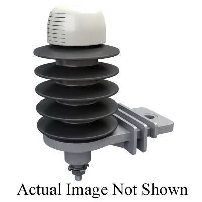 2216095224OHIO BRASS 2216095224 PVR Optima Riser Pole Distribution Surge Arrester, 10 kV Duty Cycle, 23.1/24.1/25.1/27/29.8/34.6 kV Maximum Discharge, 8.4 kV Operating, ESP™ Polymer