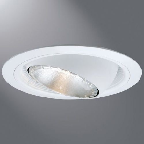 Halo AIR-TITE® 420W H7 E26 Round Lighting Trim, 6 in ID x 7-1/4 in OD, BR30/PAR30L LED Lamp, For Use With H7 Downlight Fixture, Metal/Plastic