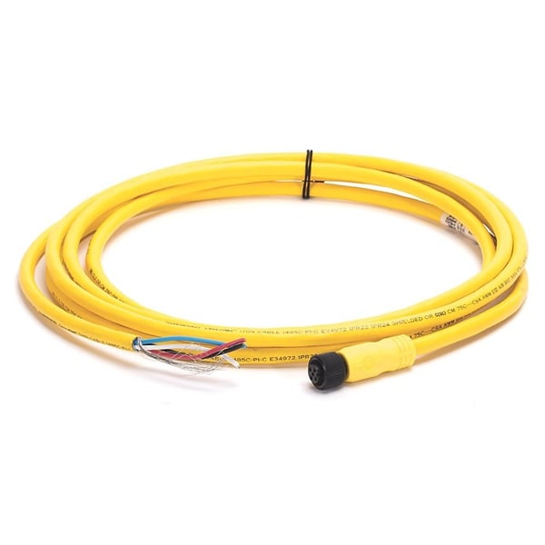 1485R-P3R5-CAllen-Bradley, 1485R-P3R5-C, DeviceNet, Trunk End: Micro, Straight Female, Device End: Cable, Thin Media, Yellow CPE,