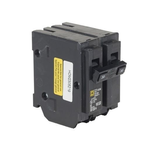 Square D™ Homeline™ HOM220 Miniature Circuit Breaker, 120/240 VAC, 225 A, 10 kA, 2 Poles, Thermal Magnetic Trip