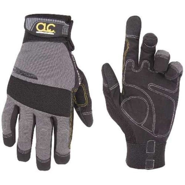125-LFLEXGRIP, Handyman, General Purpose Glove, Work Glove, Hook & Loop, Elastic Cuff, Spandex, L, Full