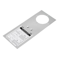 WF4 PAN R12Lithonia Lighting® WF4 PAN R12 New Construction Pan, For Use With 4 in Wafer Thin LED Recessed Downlight, 120 V 11 W, Aluminum, White