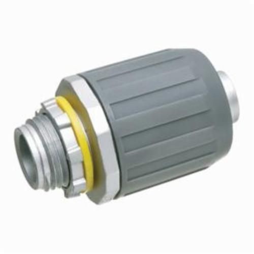 LT7Arlington Snap2IT® LT7 Push-In Straight Liquid Tight Conduit Connector, 3/4 in Trade, Die Cast Zinc