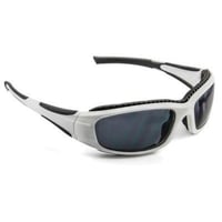 078371-658923M™ 078371-65892 Light Weight Protective Sunwear, Universal, Full Framed White Frame, Anti-Fog Gray Lens