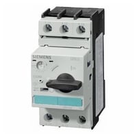 3RV1021-4CA10Siemens 3RV1021-1CA10 Motor Protection Circuit Breaker, 690 VAC/VDC, 2.5 A, 100 kA Interrupt, 3 Poles, Thermal/Magnetic Trip