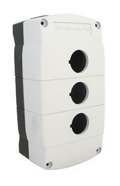 800F-4PPAllen-Bradley, 800F-4PP, 800F Enclosures, 4 Hole Enclosure, Gray Plastic, Knockout Type- PG