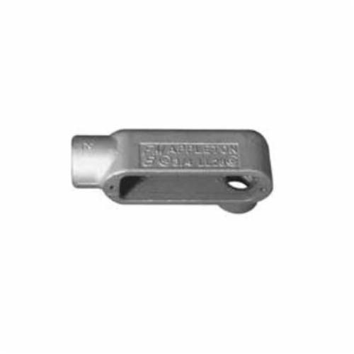 LL-50O-Z/Gedney Spec 5™ LL250 Type LL Conduit Outlet Body, 2-1/2 in Hub, 142 cu-in, Malleable Iron, Aluminum Enamel/Zinc Electroplated
