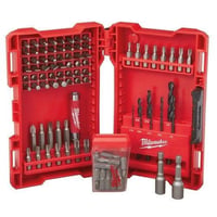 Milwaukee® 48-89-1561 Drill and Drive Bit Set, 95 Pieces, S2 Steel, Black Oxide