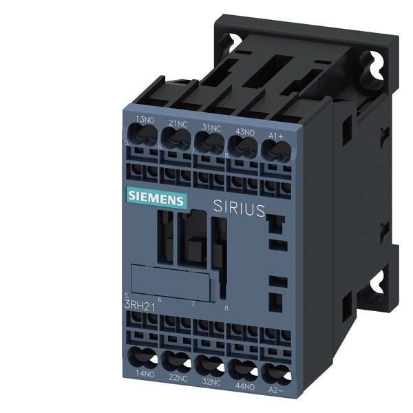 Siemens 3RH21222BB40 SIRIUS Contactor Relay, 2NO-2NC Contact, 24 VDC V Coil