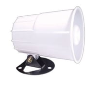 M120ELK Products, Exterior Siren, Self Contained, White, 12 VDC, 500 mA, 4 Inch, 105 mm