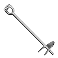 CHANCE® Hubbell Power Systems 6346 Tripleye No-Wrench Screw Anchor, 6 in Helix Anchor, 3/4 in Dia x 66 in L Rod, 2500/5000/6500 lb Holding
