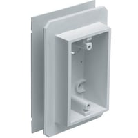 Arlington FS8091F 1-Piece Weatherproof Device Outlet Box With Knockout, Plastic, 19.4 cu-in Capacity, 1 Gangs, 1 Outlets, 2 Knockouts, 6.558 in L x 4.511 in W x 2.107 in H