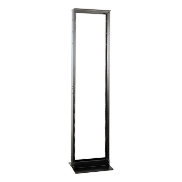Hubbell® Nextframe® HPW84RR19 Equipment Rack, 84 in H x 19 in W x 3 in D, 500 lb