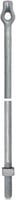 Hubbell, Anchor Rod, THIMBLEYE, 5/8 Inch x 7 ft, Galvanized, 5/Pack
