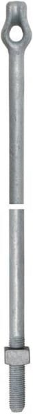 Hubbell, Anchor Rod, THIMBLEYE, 5/8 Inch x 7 ft, Galvanized, 5/Pack