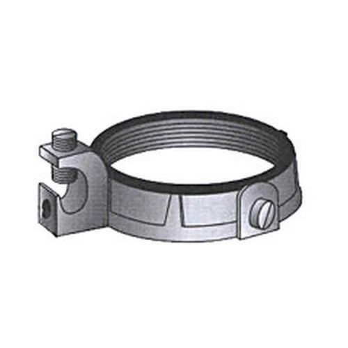 IBC-350L-20BCO-Z/Gedney IBC-350L-20BC Threaded Grounding Bushing, 3-1/2 in Trade, 14 AWG Solid Wire Min, 2/0 AWG Stranded Wire Max, 4-1/2 in Dia, Malleable Iron