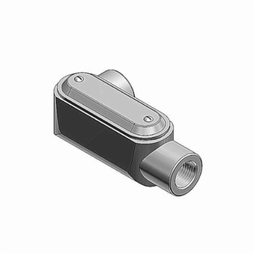 LL67-GOcal® OCAL-BLUE® LL27-G Type LL Conduit Body, 3/4 in Hub, Form 7 Form, 6.6 cu-in Capacity, Iron, PVC Coated