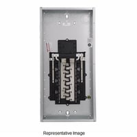 EATON BRP20L200R 1-Phase Rainproof Main Lug Neutral Load Center, 120/240 VAC, 200 A, 1 Poles, 10 kA Interrupt