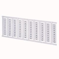 Allen-Bradley 1492-M6X12VR1-50 Connection Products, 1492-M6x12 Marker Card, Repeat Sequence Printing, Vertical Text Reverse Data, 1-50 Blocks of 50