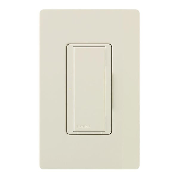 Maestro® MA-S8AM-LA Digital Switch, 120/127 VAC, 8 A Light/3 A Fan, 1 Poles, On/Off Operation, Light Almond