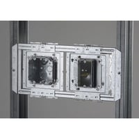 TB1624HDnVent CADDY TB1624HD Heavy Duty Telescoping Box Bracket, 4 in, 4-11/16 in, 5 in Box, 14-1/2 to 25 in Stud Spacing, Steel, Pre-Galvanized