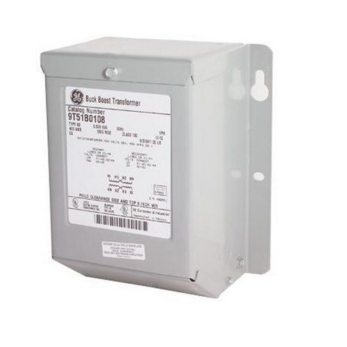 GE Type QB Dry Type Encapsulated General Purpose Transformer, 240/480 VAC Primary, 120/240 VAC Secondary, 1 kVA, 60 Hz