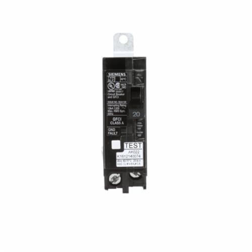Siemens SpeedFax™ BF120A Type BL Molded Case Circuit Breaker, 120 VAC, 20 A, 10 kA Interrupt, 1 Poles, Thermal/Magnetic Trip